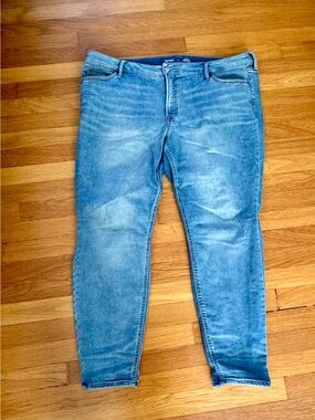 Old Navy Fleece Lined High Rise Super Skinny Rockstar Skinny Jeans Size 22
